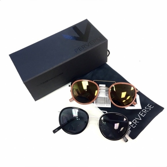 Perverse Amazeballs Aviator Sunglasses main image 5